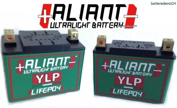 Aliant Lithium Motorrad- Batterie YLP07 universal für viele Modelle