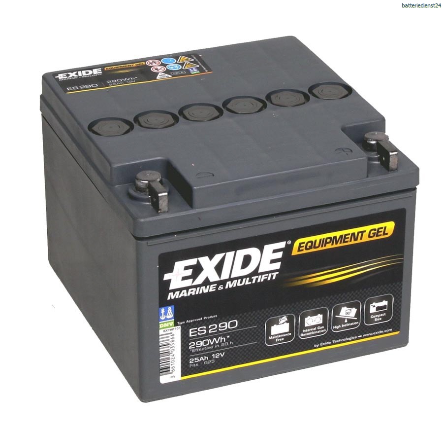 140Ah Exide ES1600 Equipment Gel Batterie 12V
